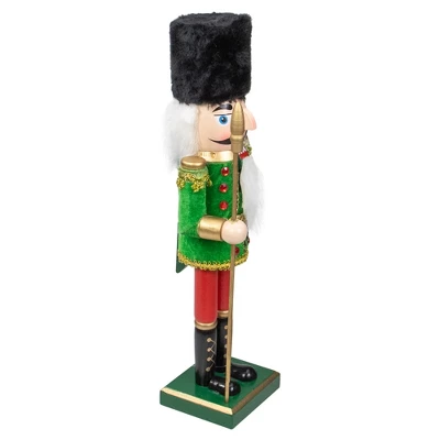 Northlight 14" Green And Red Christmas Nutcracker Soldier With Spear - Image 2