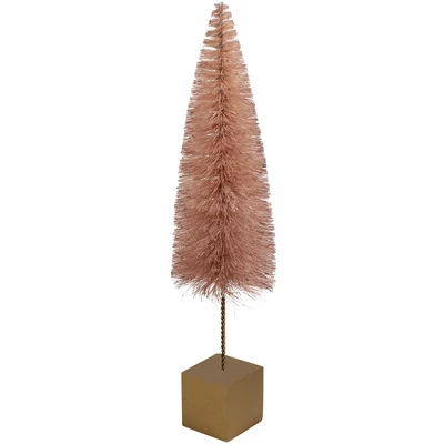 Northlight 14" Brown Sisal Christmas Tree Tabletop Decoration - Image 2