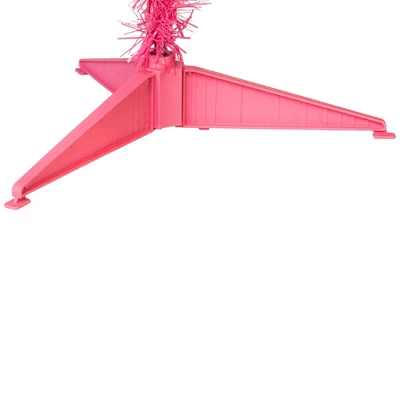 Northlight Artificial Tinsel Christmas Tree - 3' - Pink - Unlit - Image 5