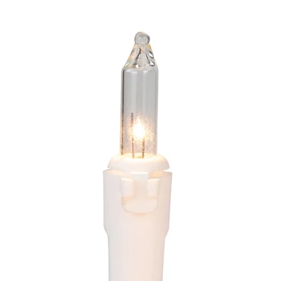 Northlight Mini Incandescent Christmas Lights - Blue And Clear - 21.5' White Wire - 100ct - Image 4