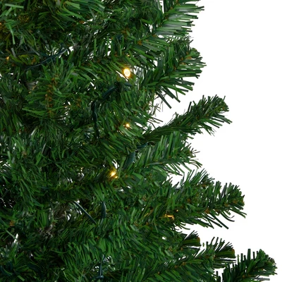 Northlight Pre-Lit Medium Mixed Classic Pine Artificial Christmas Tree - 4' - Warm Clear LED Lights - Image 2