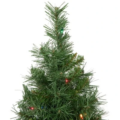 Northlight Pre-Lit Medium Royal Pine Artificial Christmas Tree - 2' - Multicolor Lights - Image 2