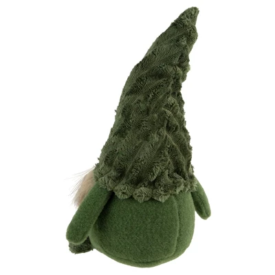 Northlight 12" Green Plush Christmas Gnome Decoration - Image 6
