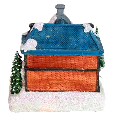 Northlight LED Lighted Post Office Christmas Village Decoration - 7" - Image 4