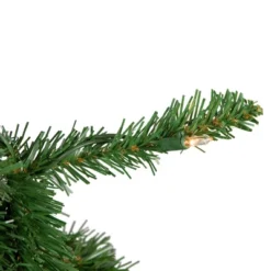Northlight Pre-Lit Pencil White River Fir Artificial Christmas Tree - 6.5' - Clear Lights