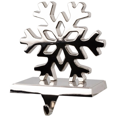 Northlight Snowflake Metal Christmas Stocking Holder - 5" - Image 4