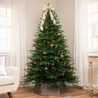 Northlight Real Touch™️ Two-Tone River Deer Pine Full Artificial Christmas Tree - 6.5' - Unlit
