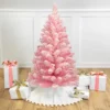 Northlight Medium Flocked Madeline Spruce Artificial Christmas Tree - 3' - Pink - Unlit