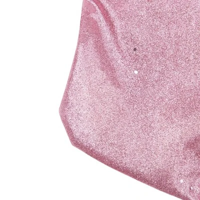 Northlight 21" Pink And Silver Glittered Princess Christmas Stocking With Cuff - Image 6