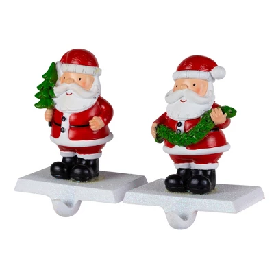 Northlight Santa Claus Christmas Stocking Holders - 4.75" - Set Of 2 - Image 4
