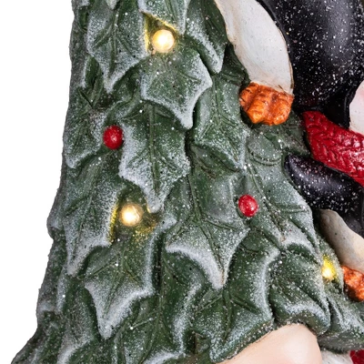 Northlight Lighted Gnome With Penguins Christmas Decoration -17" - Clear LED Lights - Image 8