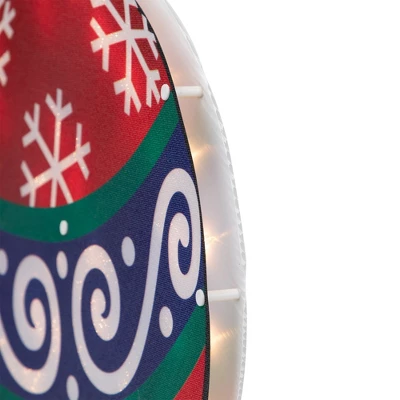 Northlight 19.5" Lighted Red Christmas Ornament Window Silhouette - Image 5