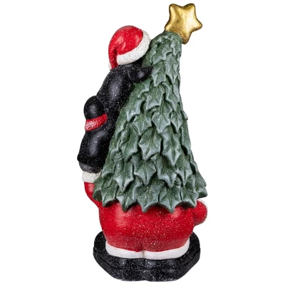 Northlight Lighted Gnome With Penguins Christmas Decoration -17" - Clear LED Lights - Image 11