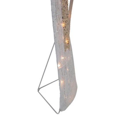 Northlight 49.25" LED Lighted White And Gold Angel Christmas Decoration - Image 4