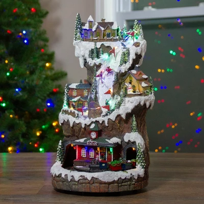 Northlight 15" LED Lighted And Animated Christmas Scene With Music