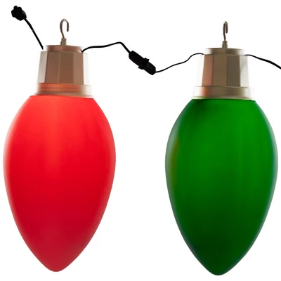 Northlight Lighted Blow Mold C7 Bulbs Christmas Decorations - 20" - Set Of 4 - Image 3