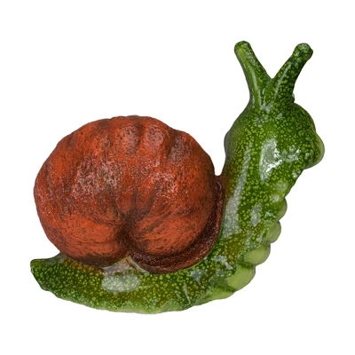 Northlight 13.5" Green And Brown Snail Outdoor Garden Statue - Image 3