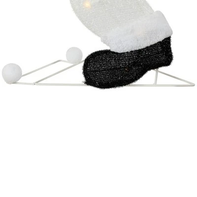 Northlight Lighted Snowman With Snowball Outdoor Christmas Decoration - 36.25" - Clear Lights - Image 7