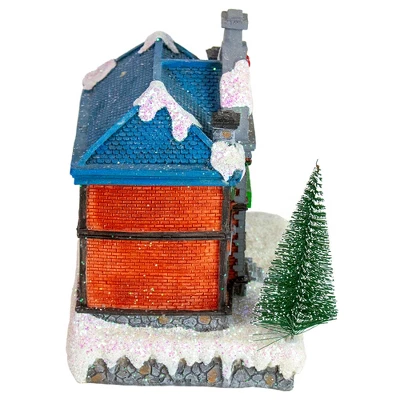 Northlight LED Lighted Post Office Christmas Village Decoration - 7" - Image 3