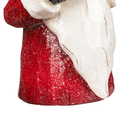 Northlight Gnome In Lighted Hat Holding Cardinal Christmas Decoration - 20" - LED Warm White Lights - Image 8