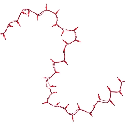 Northlight Mini Christmas Lights - Red - 20' Red Wire - 100ct - Image 4