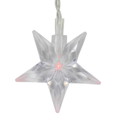 Northlight LED Stars Mini Icicle Christmas Lights - Multi-Color - 29.5' Clear Wire - 400ct - Image 5