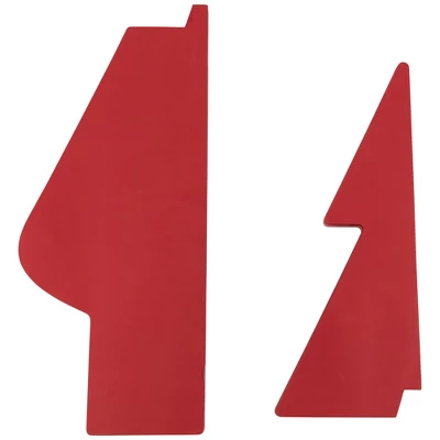 Northlight Tall Foldable Accordion Honeycomb Paper Christmas Tree - 4' - Red - Image 6