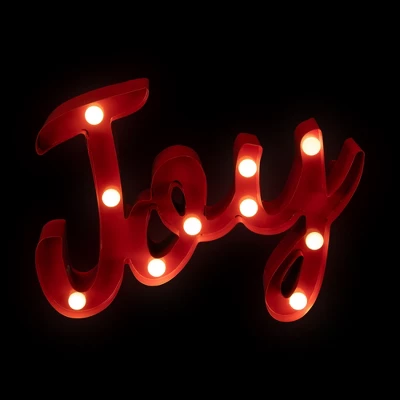 Northlight Lighted "Joy" Christmas Decoration - 11.25" - Image 2