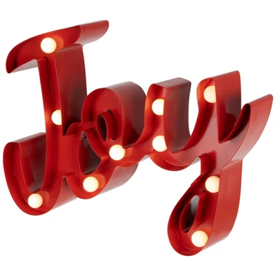 Northlight Lighted "Joy" Christmas Decoration - 11.25" - Image 4