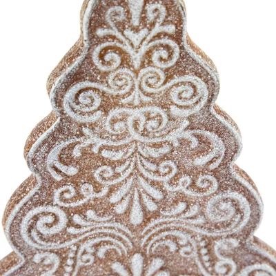 Northlight Glittered Gingerbread Tree Christmas Decoration - 8.25" - Image 6