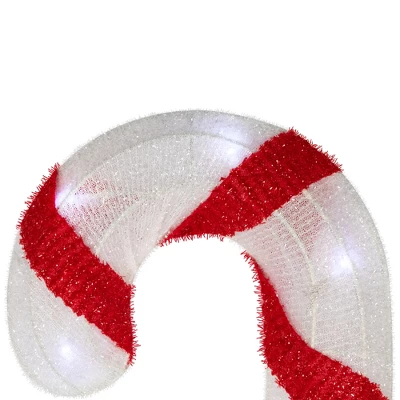 Northlight Lighted Candy Cane Christmas Pathway Lawn Stakes - 20" - Set Of 3 - Image 5