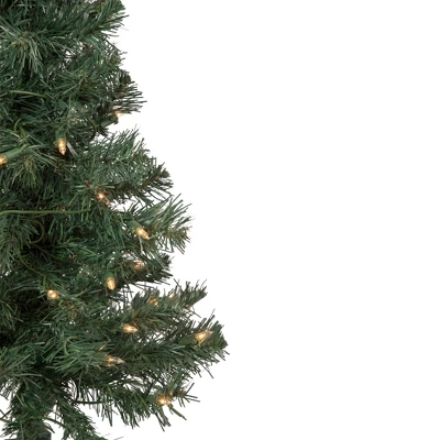 Northlight Pre-Lit Medium Blackwater Fir Artificial Christmas Tree - 2' - Clear Lights - Image 2