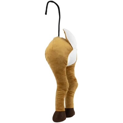 Northlight 20" Plush Hanging Reindeer Legs Christmas Decoration - Image 3