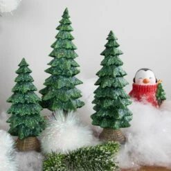 Northlight Glittered Pine Tree Christmas Decoration - 12"