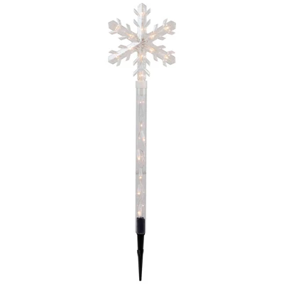 Northlight Lighted Snowflakes Christmas Outdoor Pathway Markers - 27" - Set Of 4 - Image 3