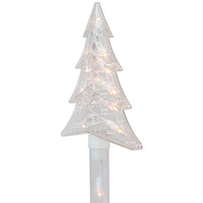 Northlight Lighted Tree Christmas Outdoor Pathway Markers - 26.5" - Set Of 4 - Image 7