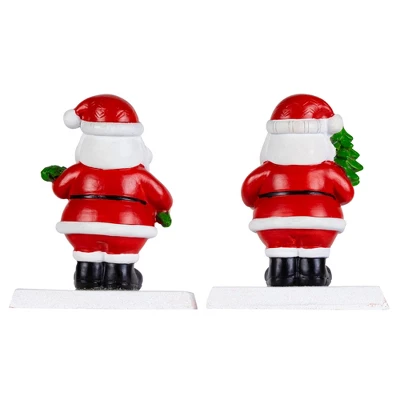 Northlight Santa Claus Christmas Stocking Holders - 4.75" - Set Of 2 - Image 5