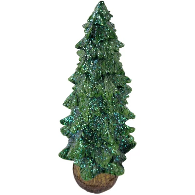 Northlight Glittered Pine Tree Christmas Decoration - 9.5" - Image 5