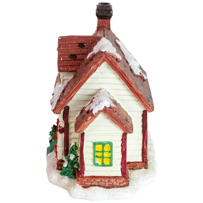 Northlight LED Lighted Snowy Cottage House Christmas Village Decoration - 6.5" - Image 3