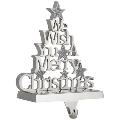 Northlight We Wish You A Merry Christmas Tree Stocking Holder - 6.25" - Image 3