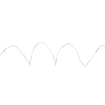 Northlight 20-Count Pure White LED Micro Fairy Christmas Lights - 6ft, Copper Wire - Image 3