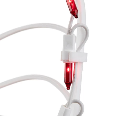 Northlight Lighted Bow Window Silhouette Christmas Decoration - 14" - Red Lights - Image 7