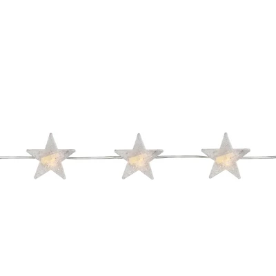Northlight LED Star Micro Fairy Christmas Lights - Warm White - 6.25' Copper Wire - 20ct