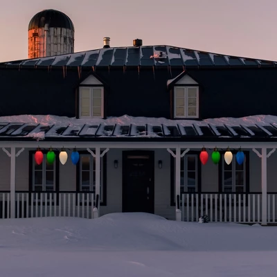 Northlight Lighted Blow Mold C7 Bulbs Christmas Decorations - 20" - Set Of 4