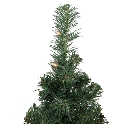 Northlight Pre-Lit Medium Blackwater Fir Artificial Christmas Tree - 2' - Clear Lights - Image 3