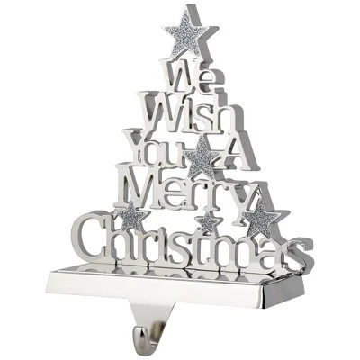 Northlight We Wish You A Merry Christmas Tree Stocking Holder - 6.25" - Image 4