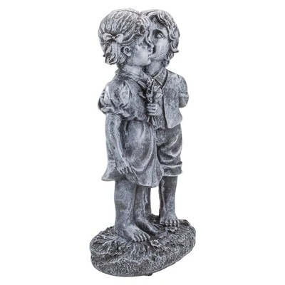 Northlight 12.5" Peck On The Cheek Outdoor Garden Statue - Image 3