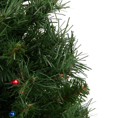 Northlight Pre-Lit Medium Royal Pine Artificial Christmas Tree - 2' - Multicolor Lights - Image 3