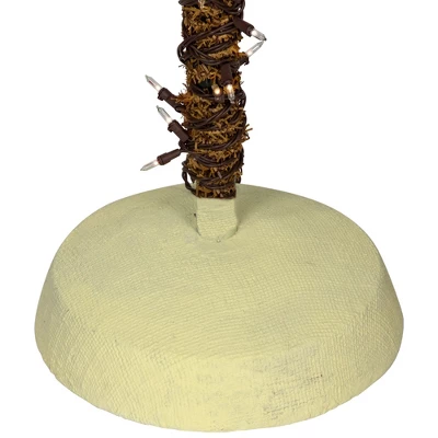 Northlight 6' Pre-Lit Artificial Tropical Outdoor Patio Palm Tree - Clear Lights - Image 4