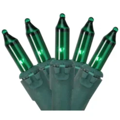 Northlight Net Style Incandescent Christmas Lights - 4' X 6' - Green - Green Wire
